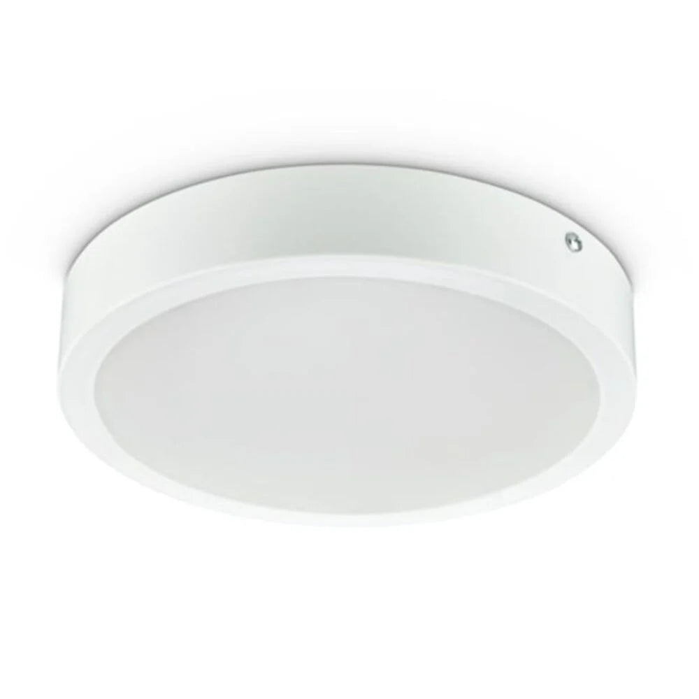 Witte Metalen LED Inbouwspot 225 mm – 19W – 830 Warm Wit – 2000lm – IP20 – 200 mm Zaagmaat