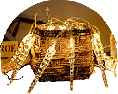 Kerst IJspegel Verlichting – Warm wit – 2,85 m – 20 LED’s – Compact & Draadloos