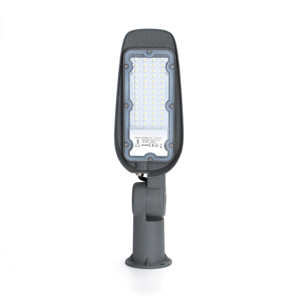 Professionele LED Wegverlichting – 30W – 2550lm – 6500K Wit – IP65 Behuizing