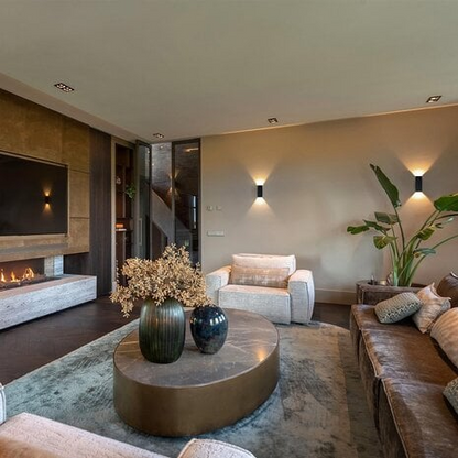 Binnenwandlamp XL Brons – Up & Down Effect – 2x GU10 – 240 mm – IP20 – 230V