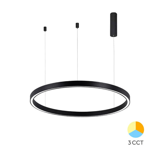 Ronde LED Ringverlichting 80 cm – 45W – CCT Kleurinstelling – LINA Serie, niet dimbaar.