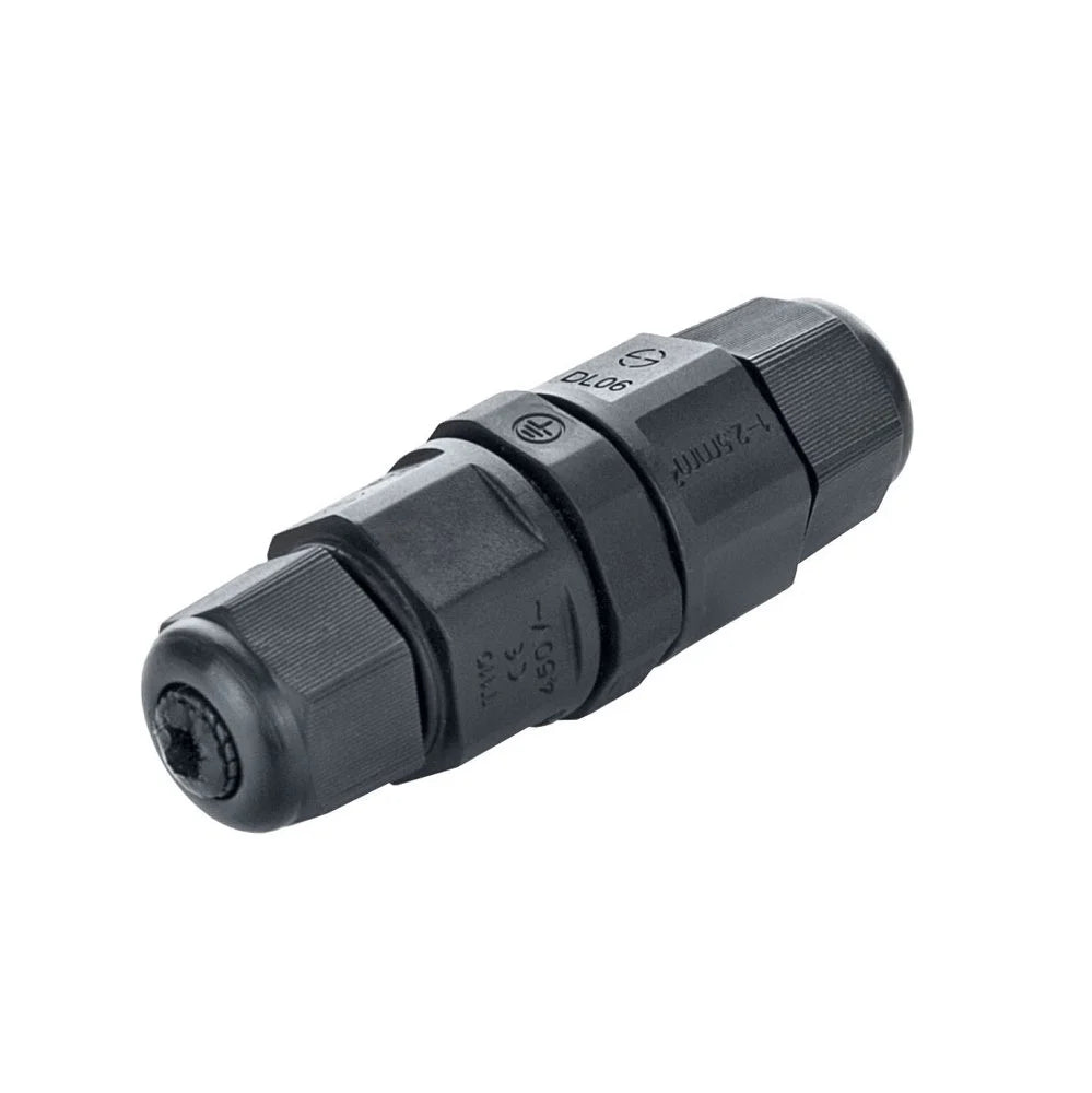 Sterke Waterdichte Kabelconnector – 3-Polig – IP68 – Voor Diverse Kabeldiktes 0,5–2,5 mm²